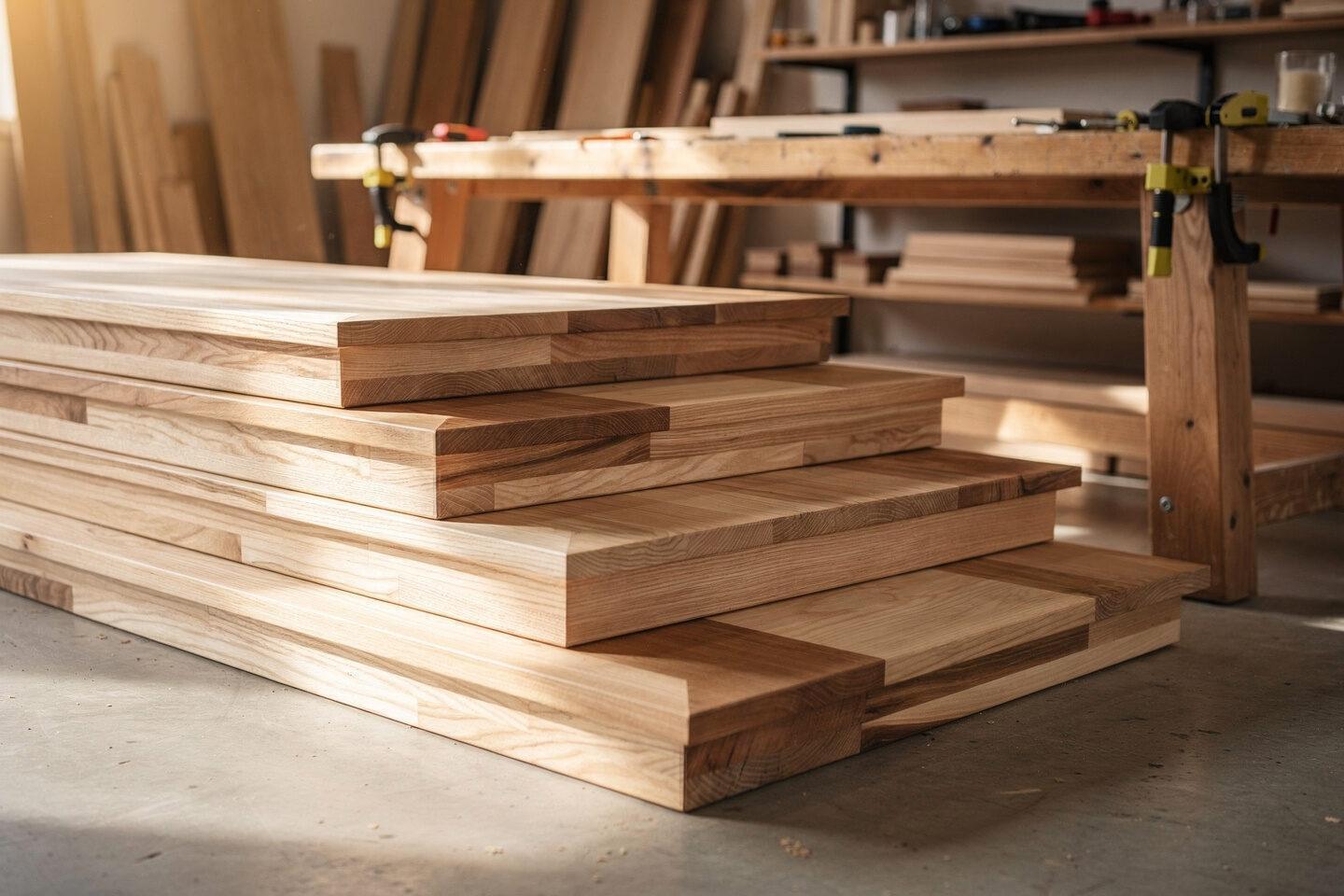 Holzpodeste – Holzstufen Kaufen, Setzstufen Aus Holz, Tischplatten Massivholz – Artis Treppen