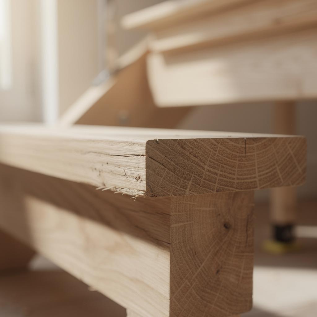 Treppenstufen aus Massivholz